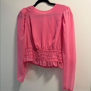 Express Vibrant Pink Blouse